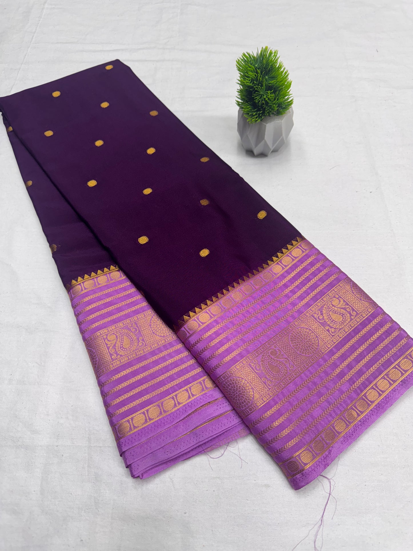 Premium Mysore Crepe Saree