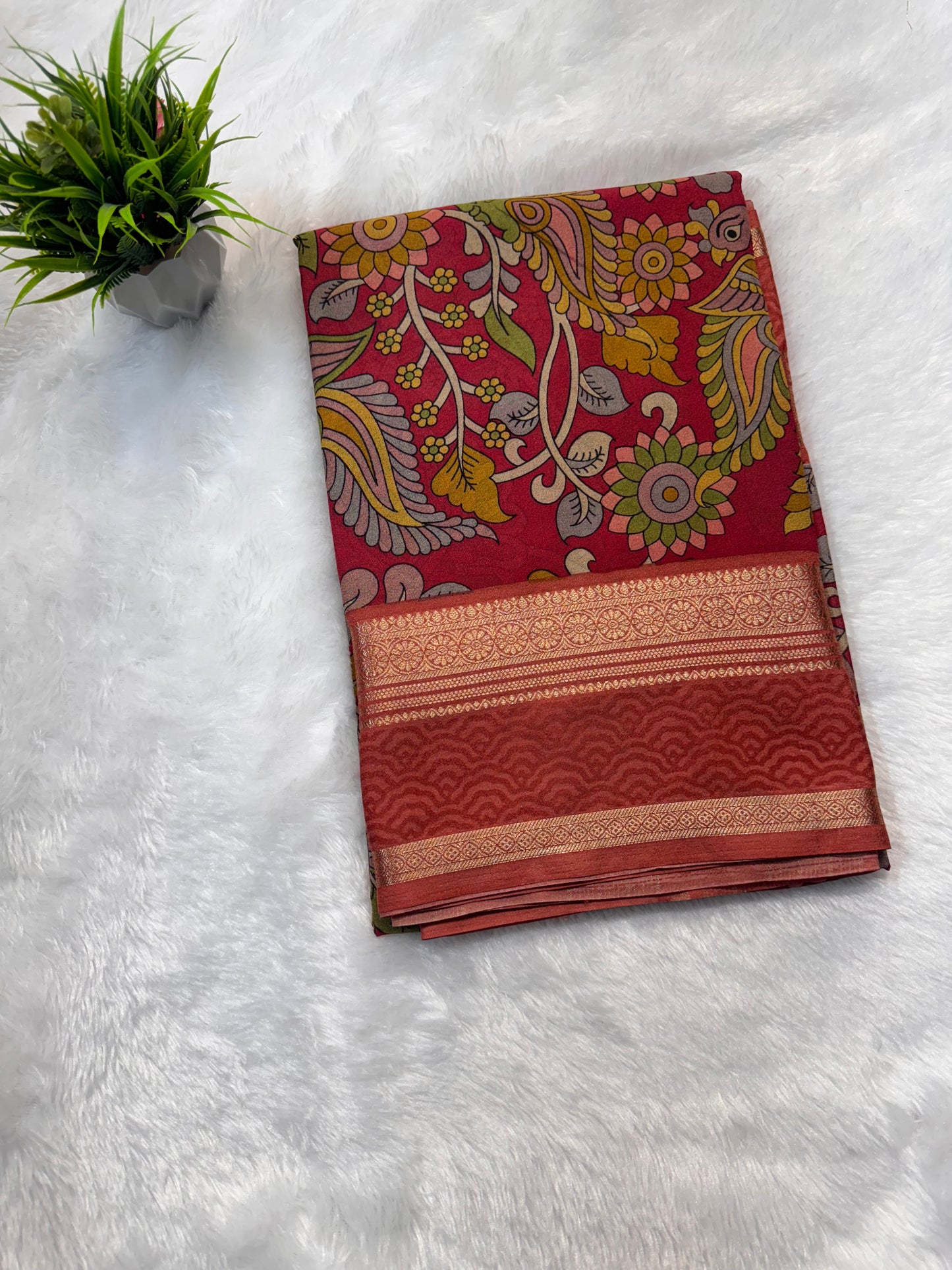 Premium Kalamkari Crepe IT-WT