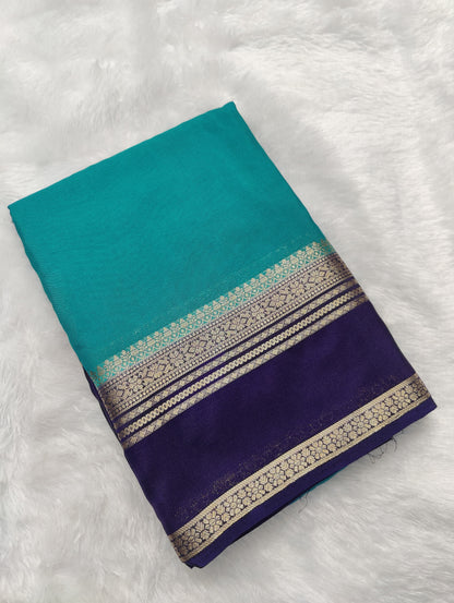 Crepe Plain Bentex Border -KW