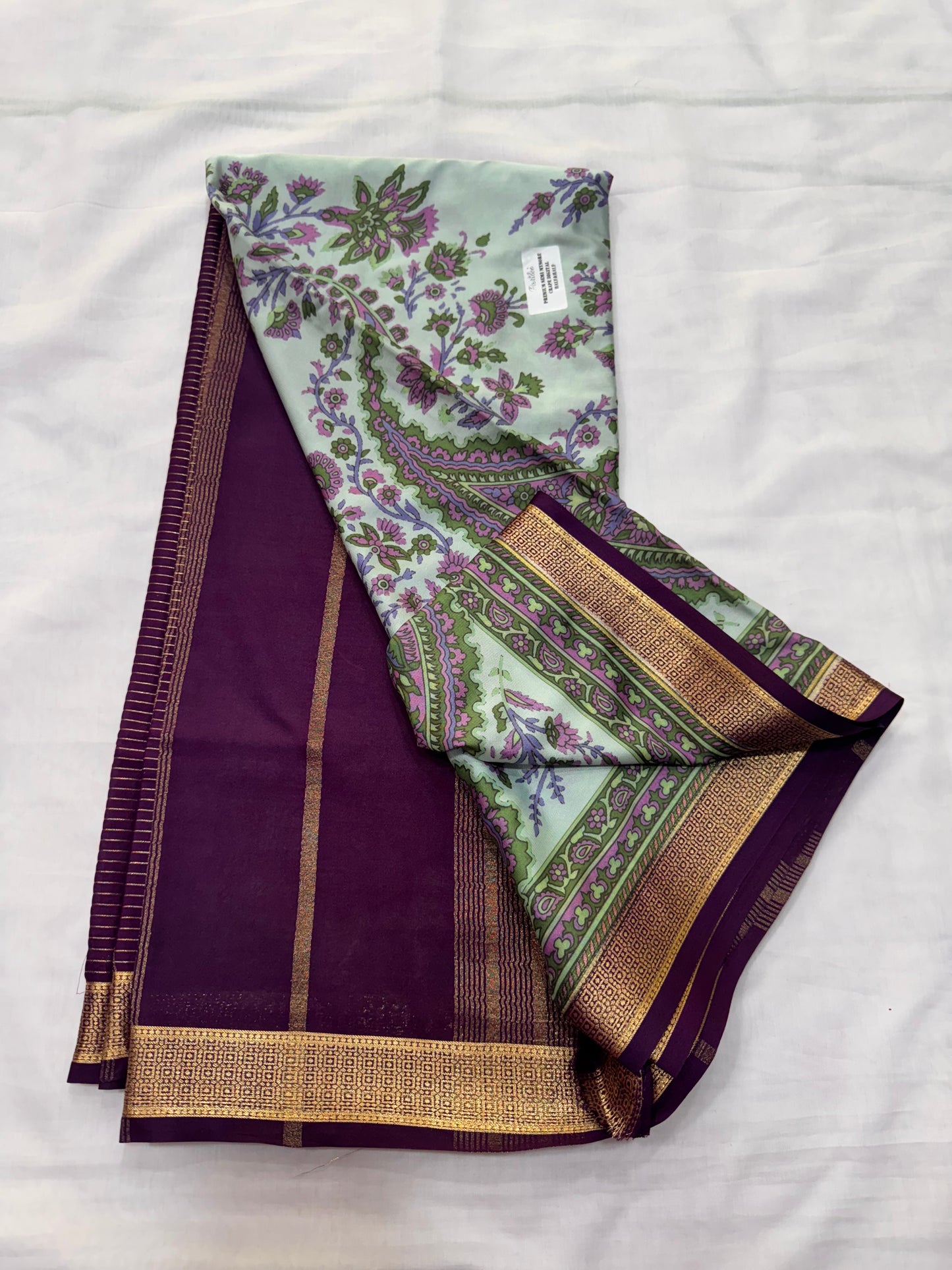 Premium crape digital print hh