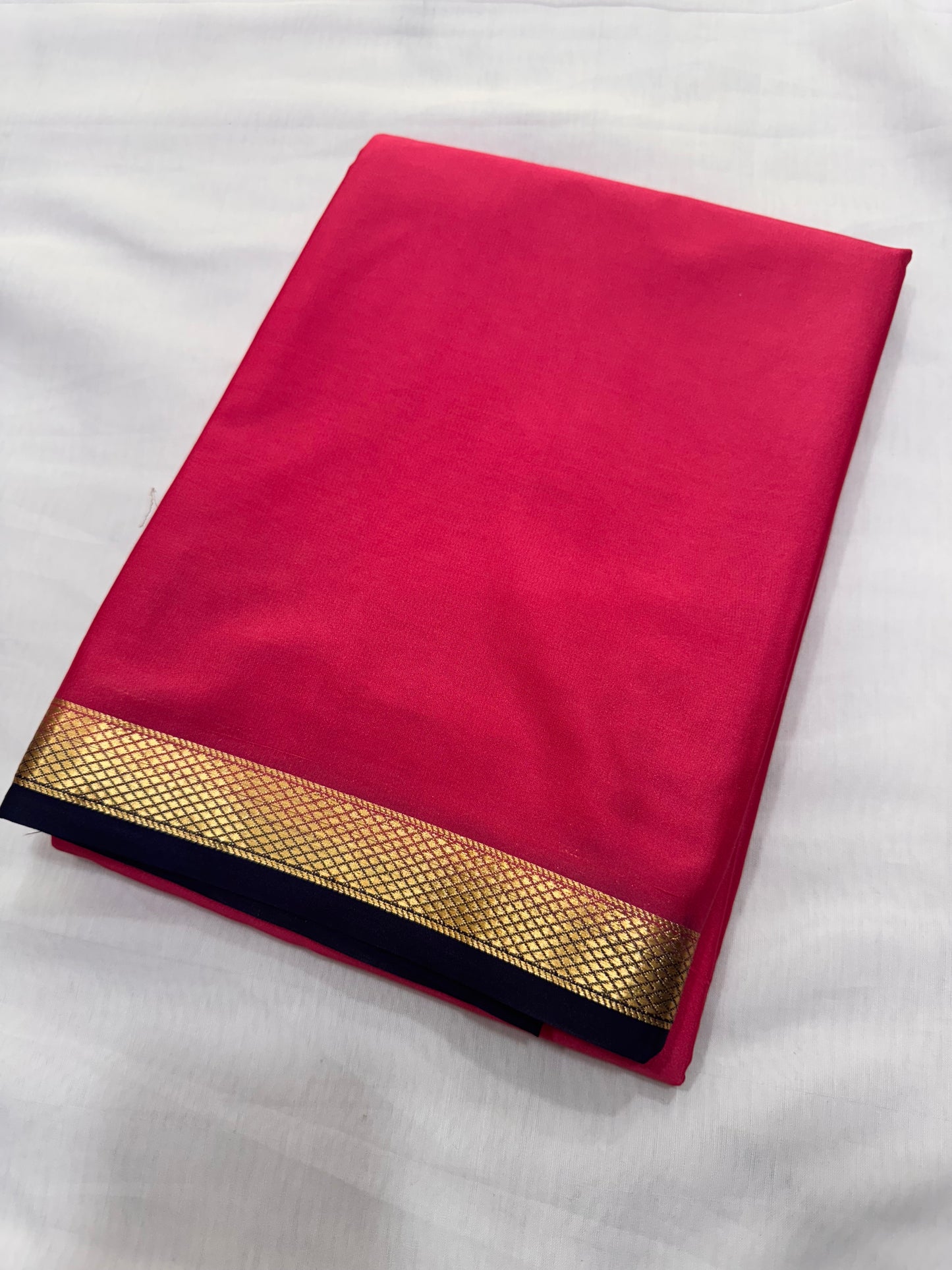 Semi Crape with Small Border