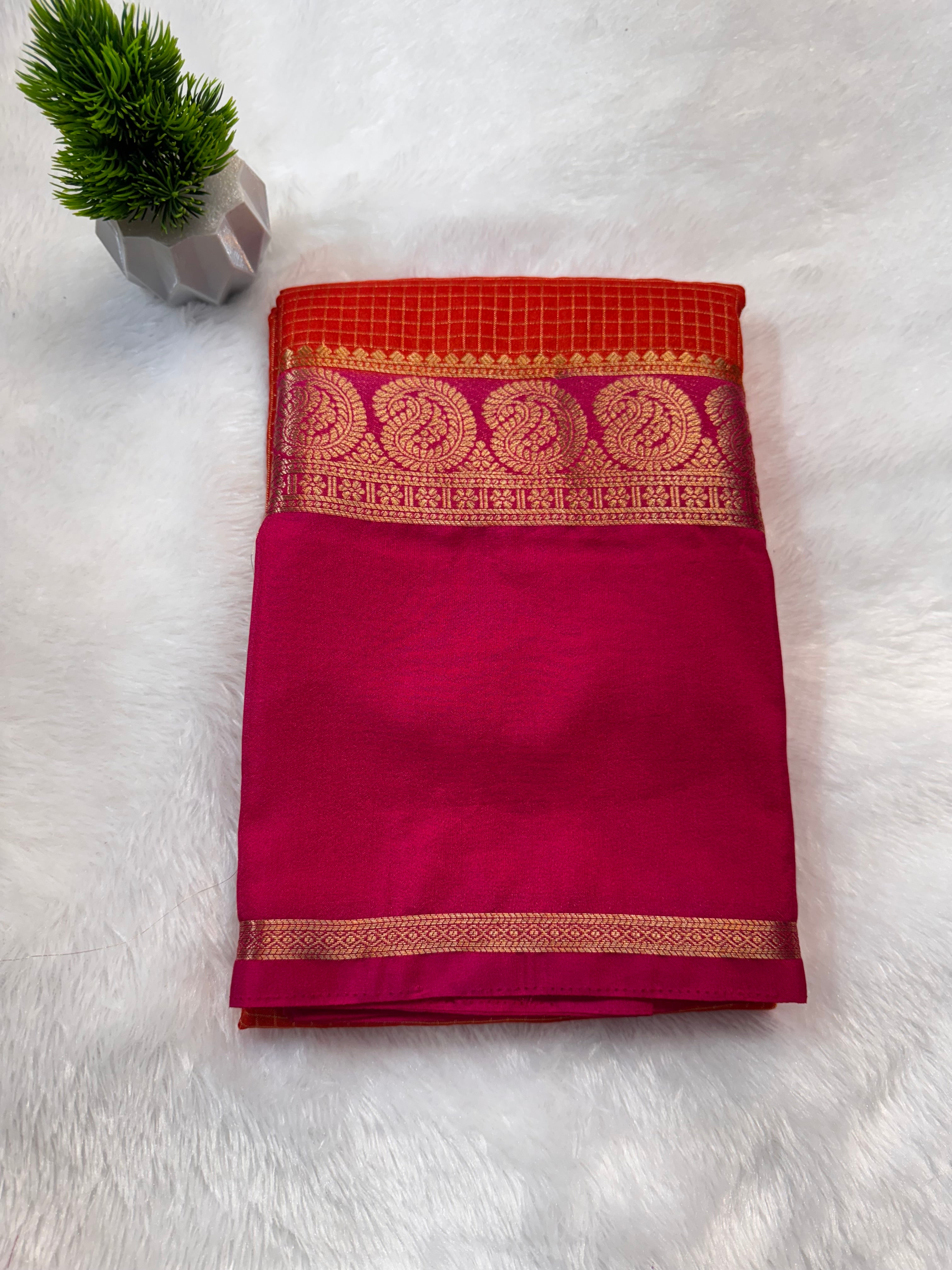 Semi Crepe Richu Pallu