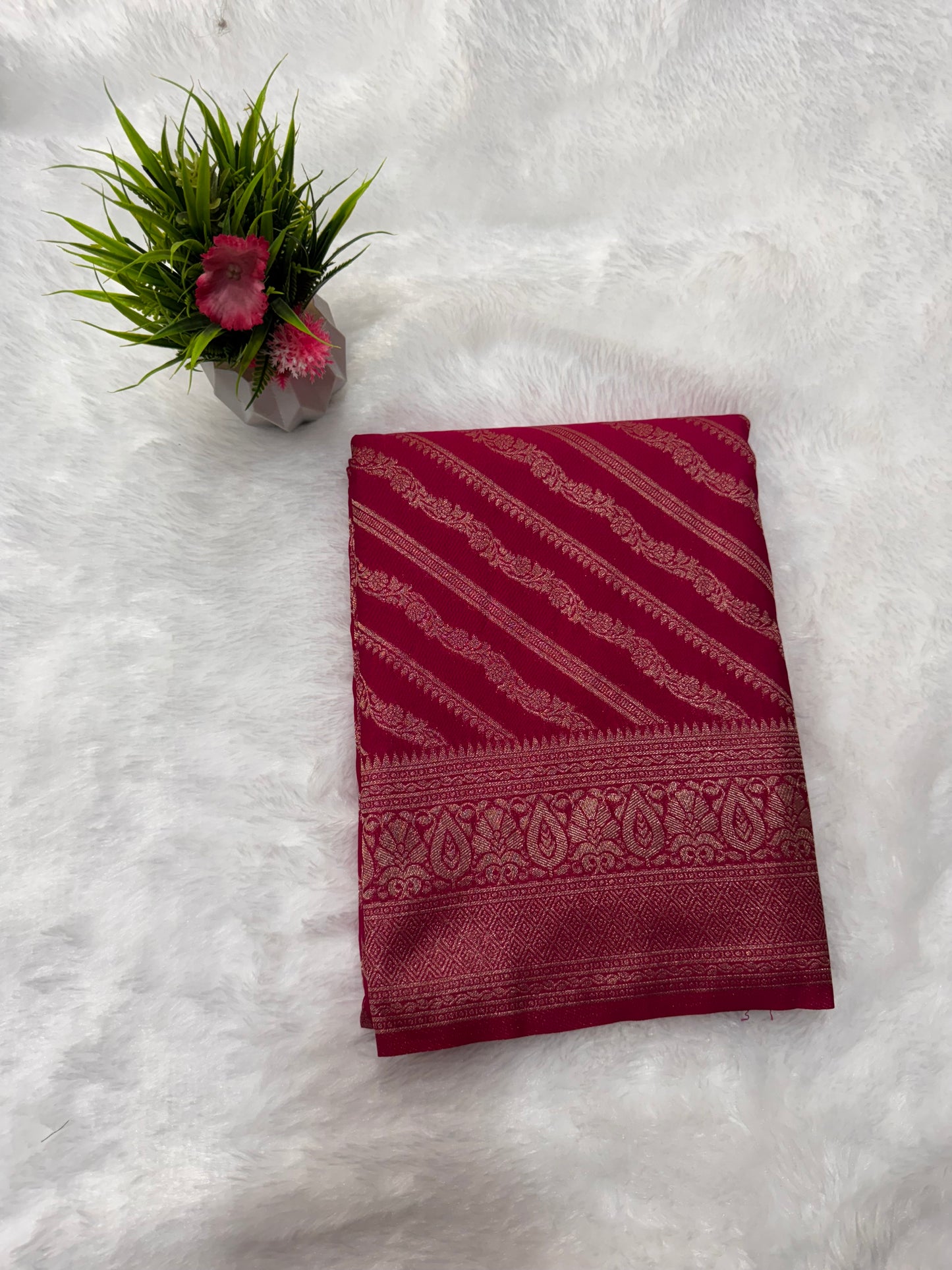 Semi Silk Lahariya Design