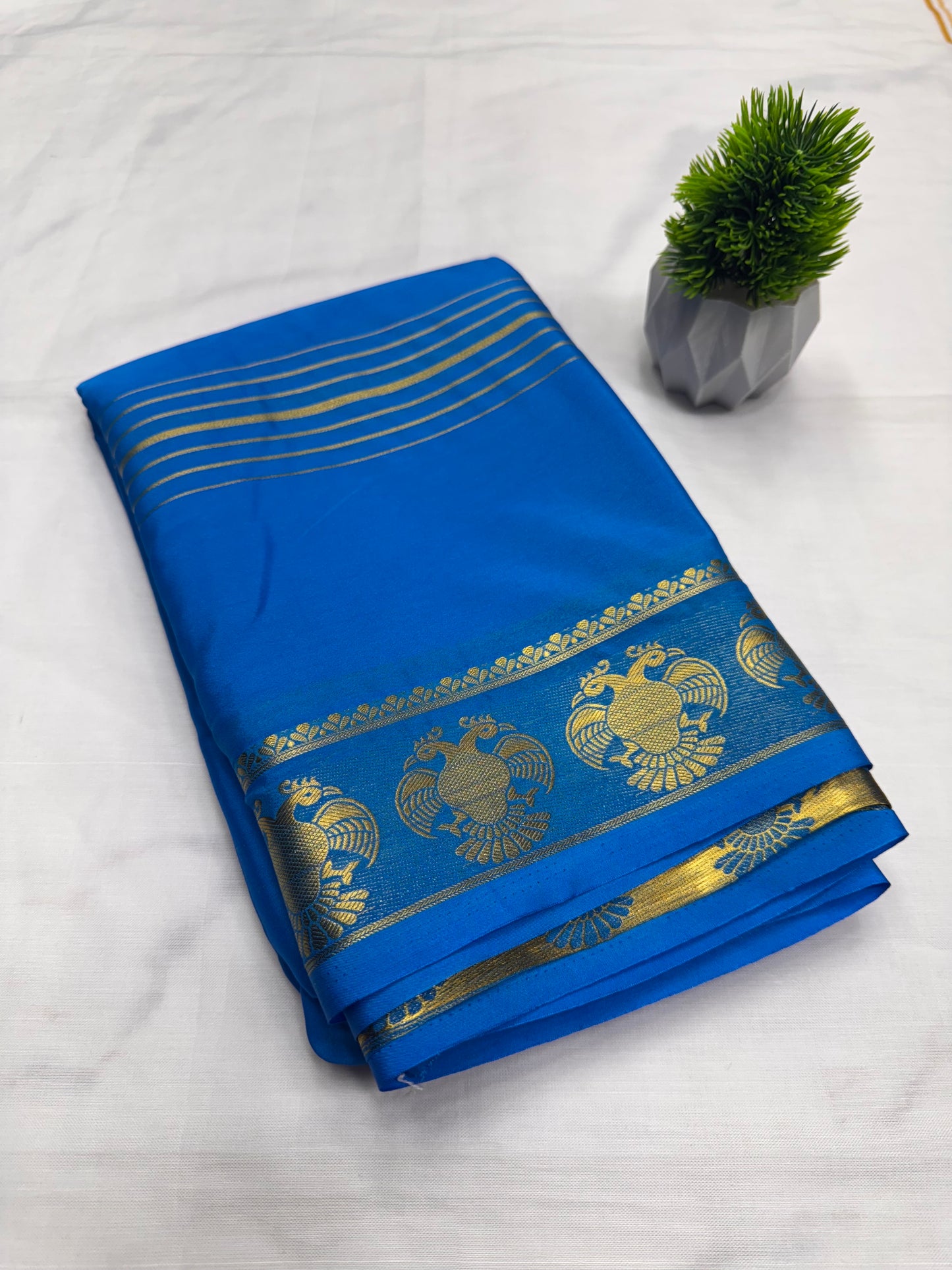 Premium Crepe With Garuda Border