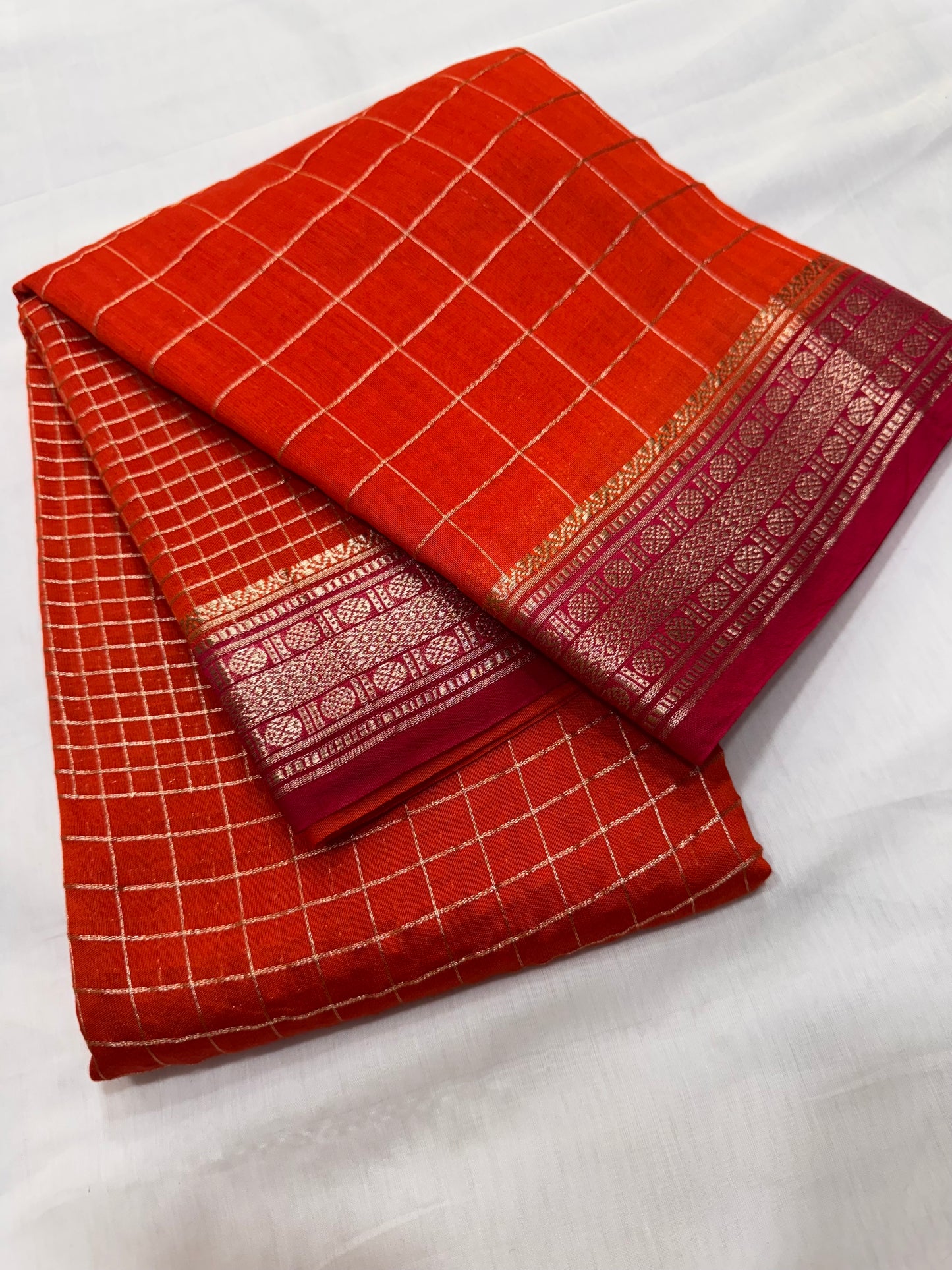 Cotton Silk Checks