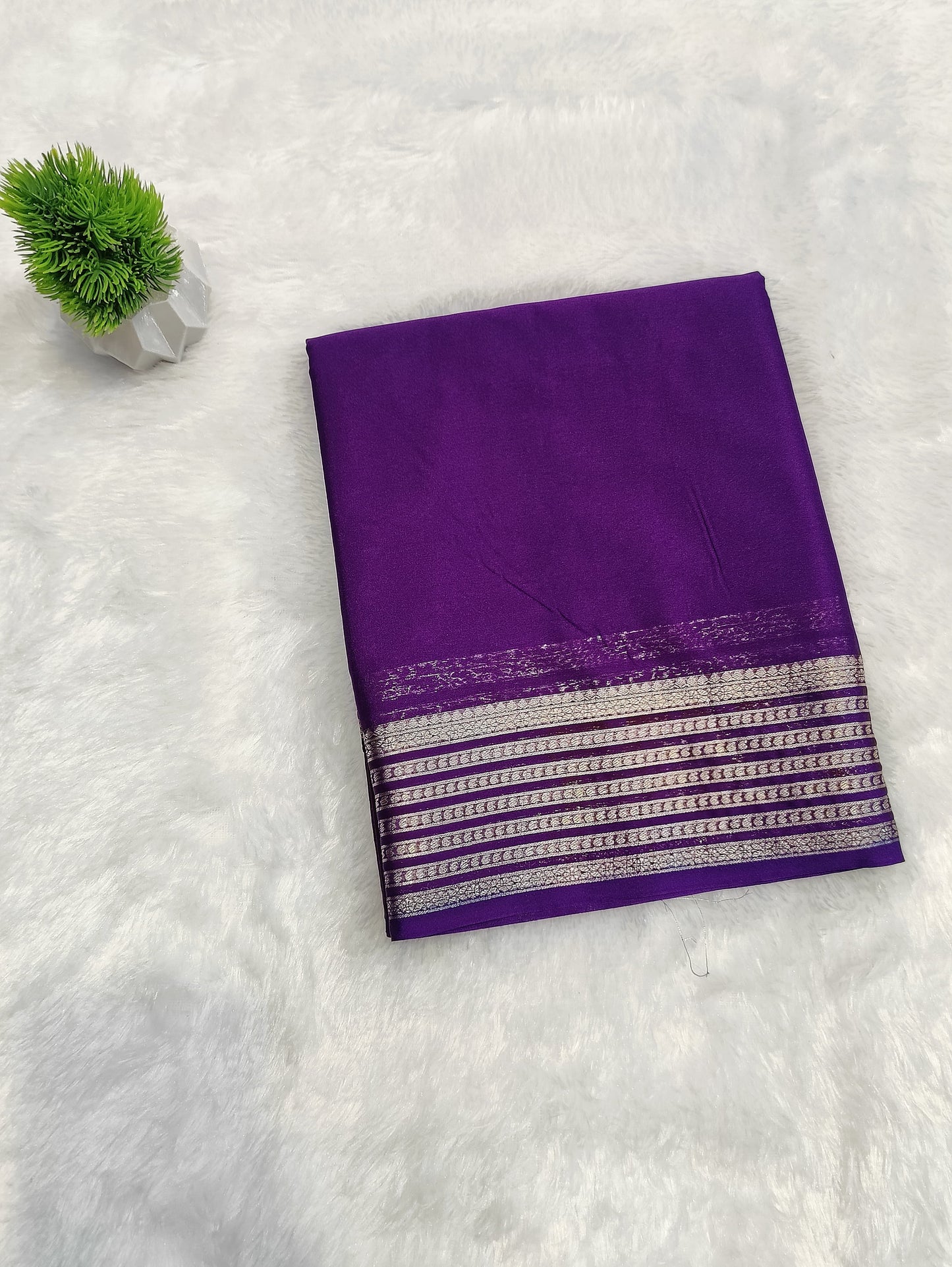 Semi Crepe Gatti Border