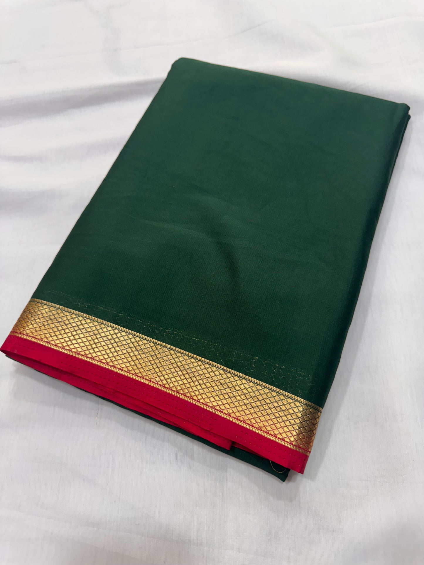 Semi Crape with Small Border