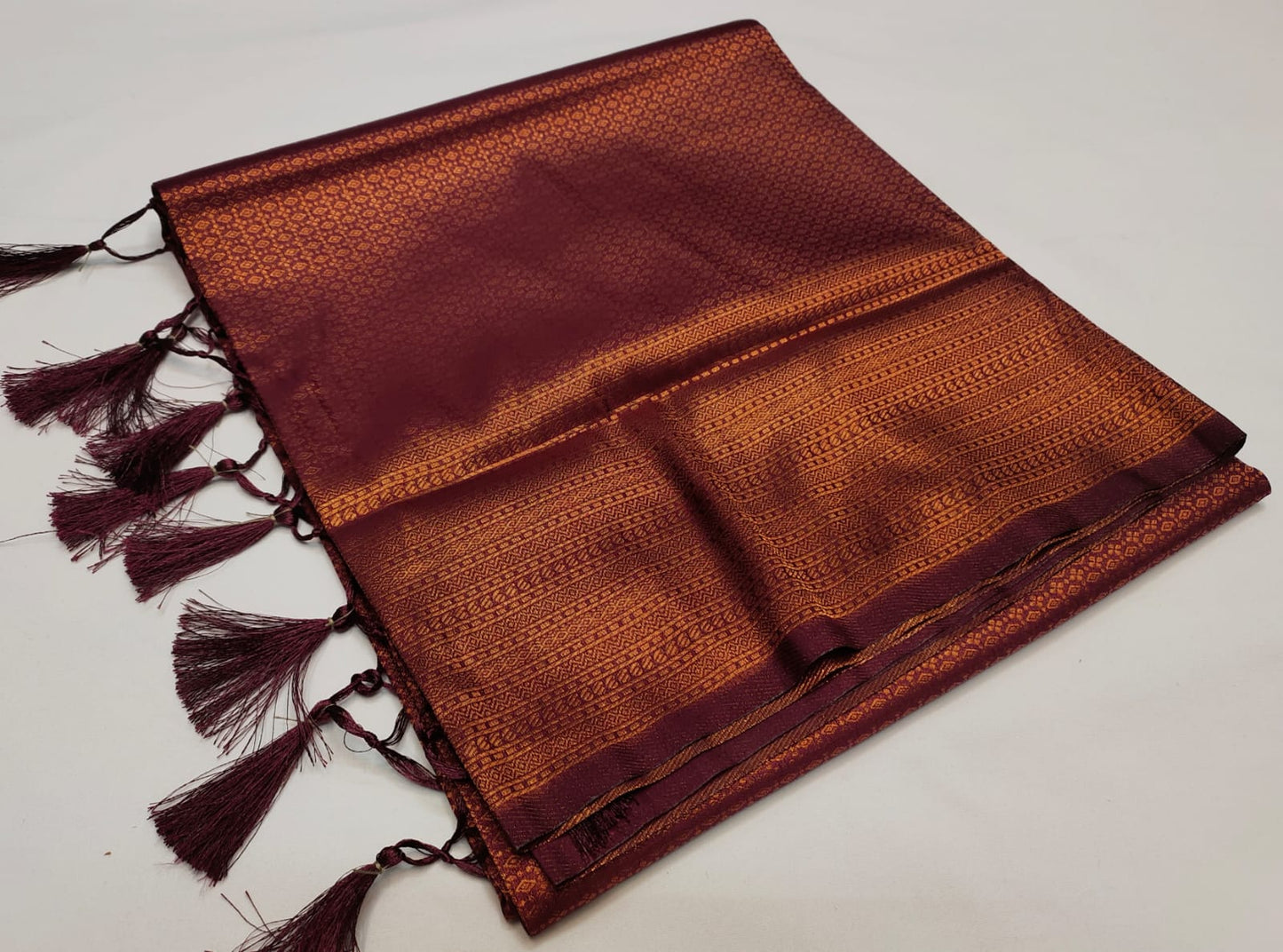 Kubera Pattu Soft Silk Maroon Colour