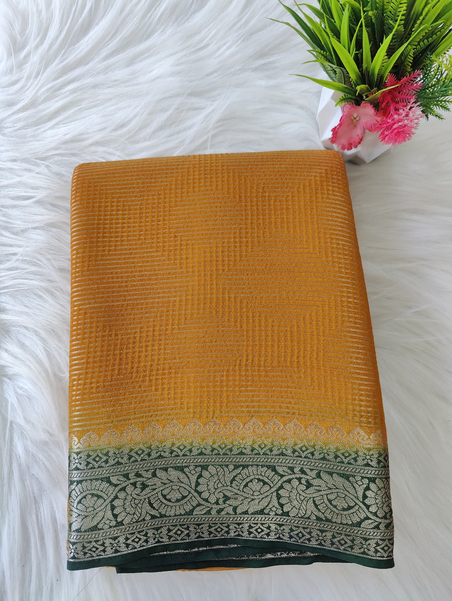 Crepe fancy saree