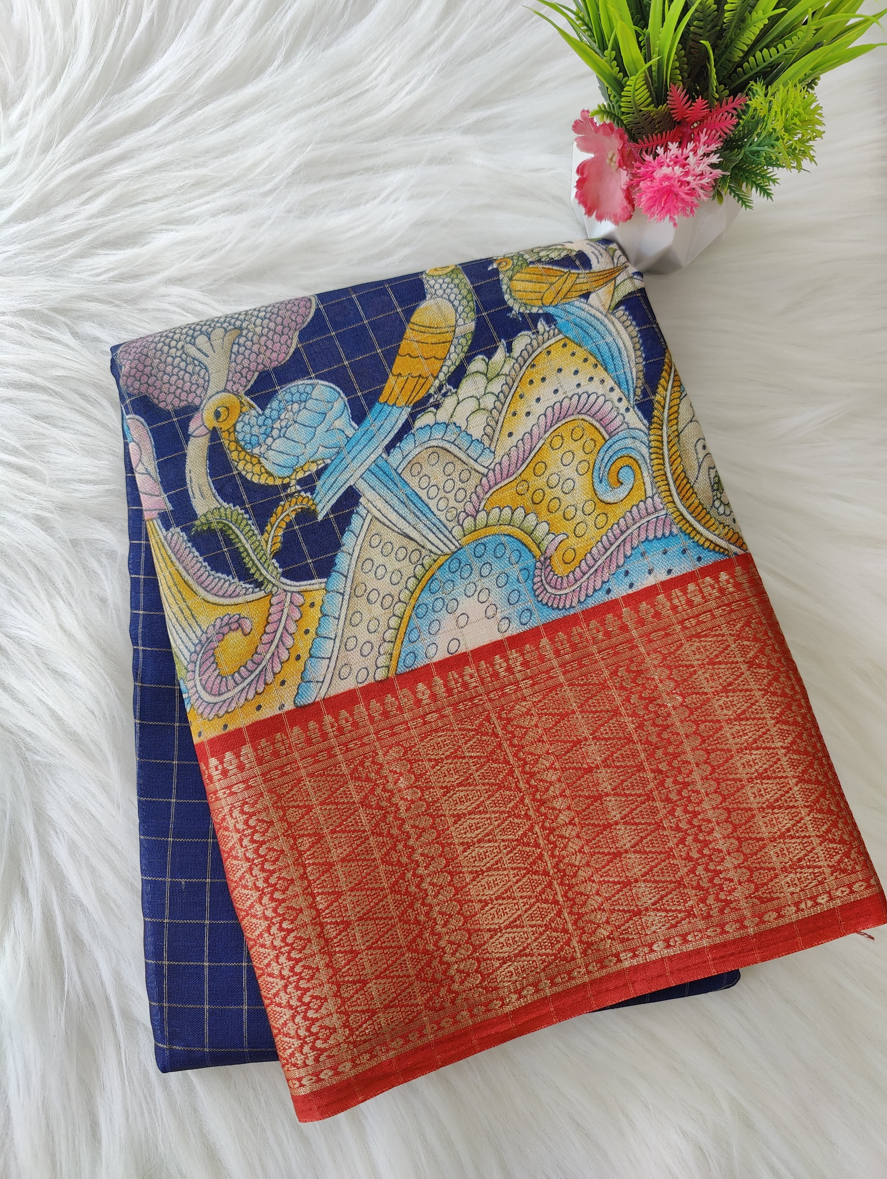Batiq Kalamkari Checks