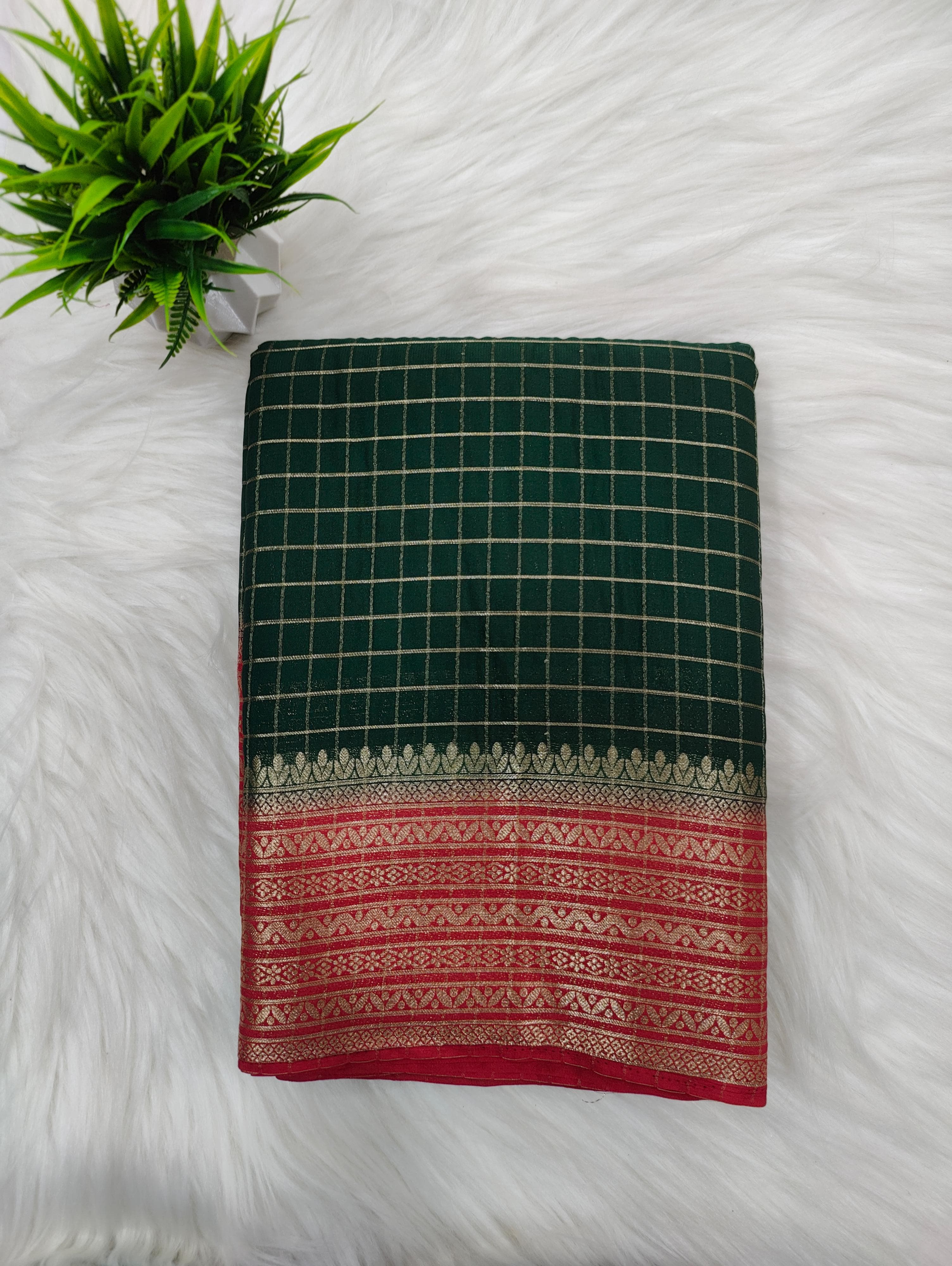 Semi Mysore Crepe fancy