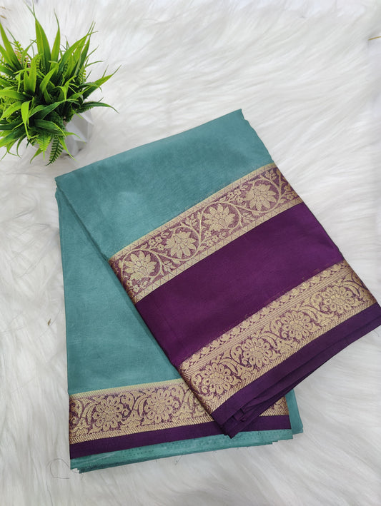 Semi mysore crepe gap border