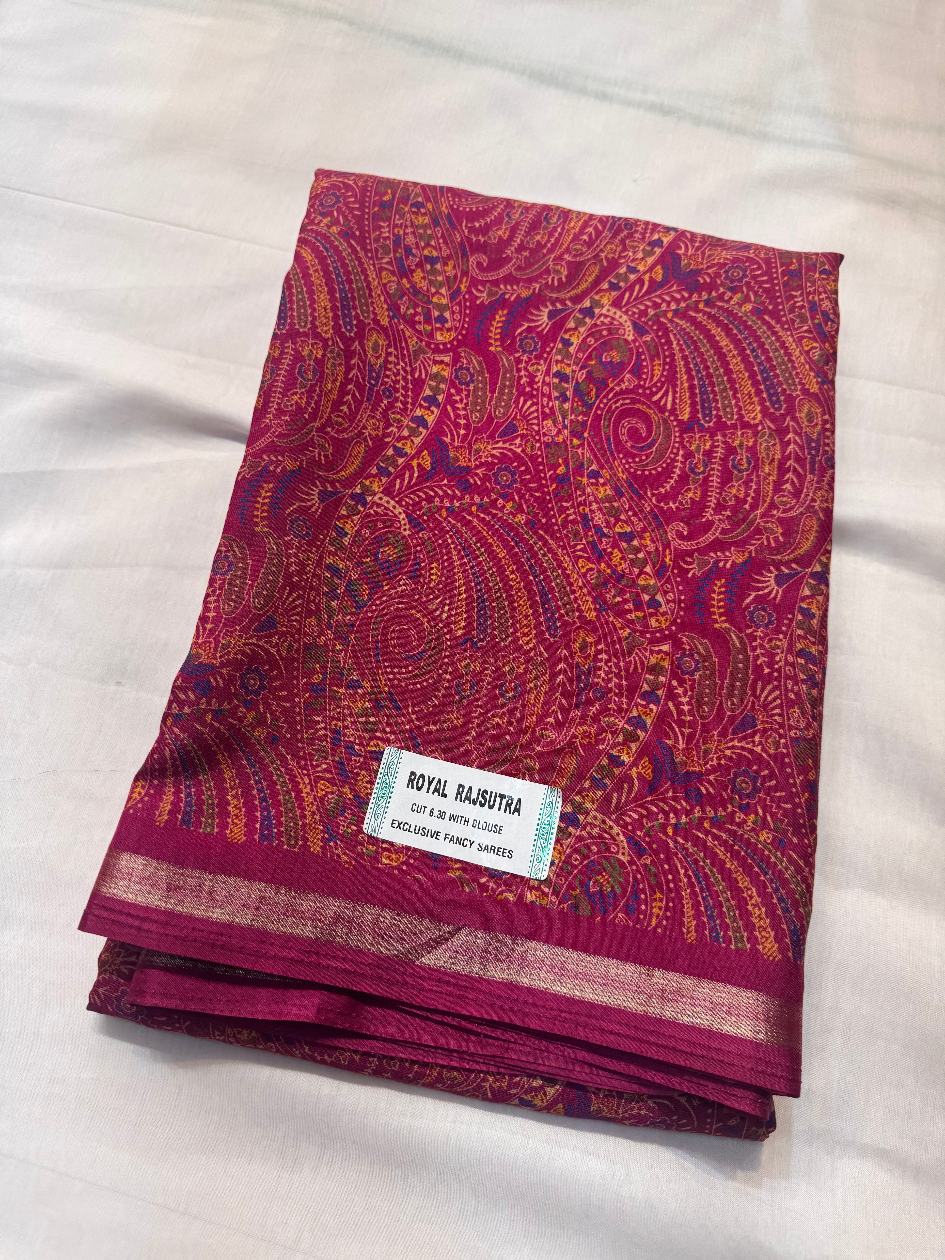 Rajsutra Fancy printed saree