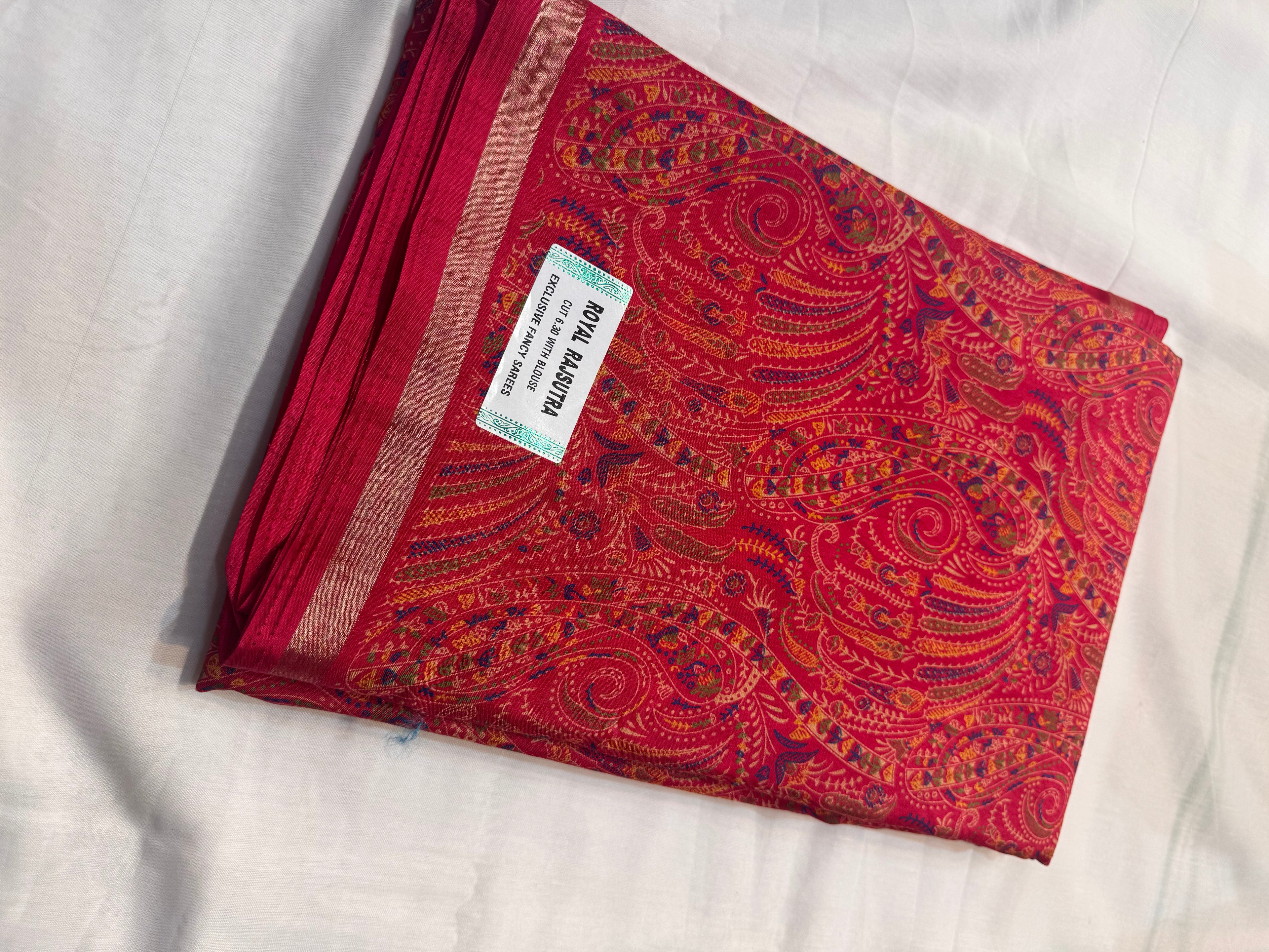 Rajsutra Fancy printed saree
