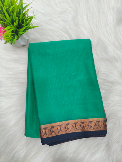 Semi Mysore Crepe Small Border