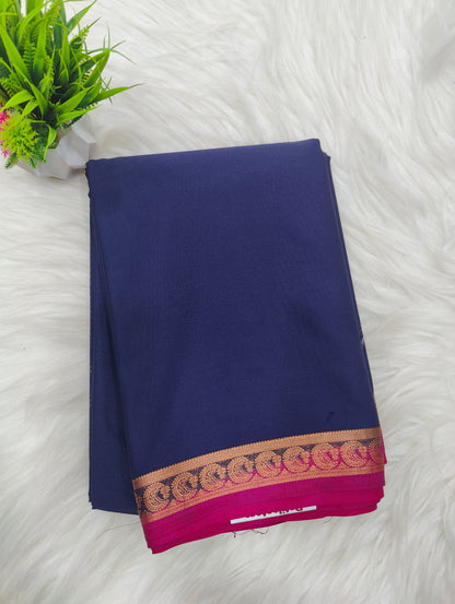 Semi Mysore Crepe Small Border