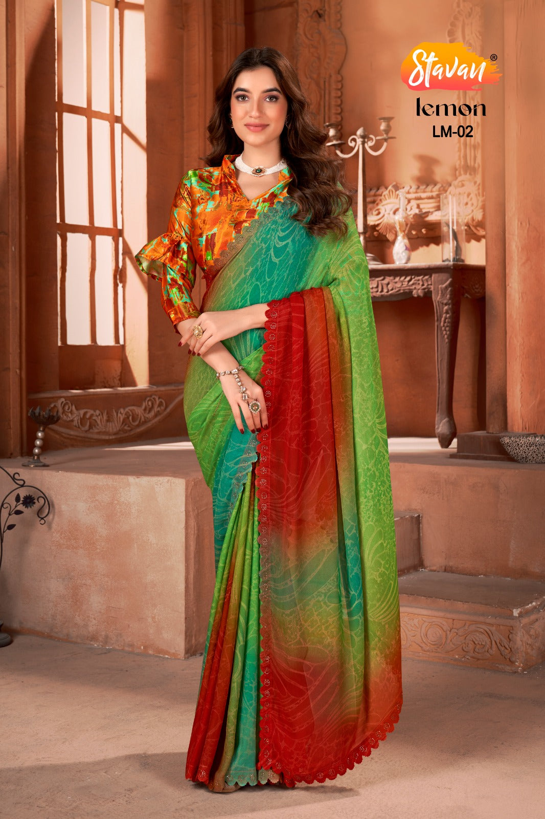 Premium Stavan Fancy Saree