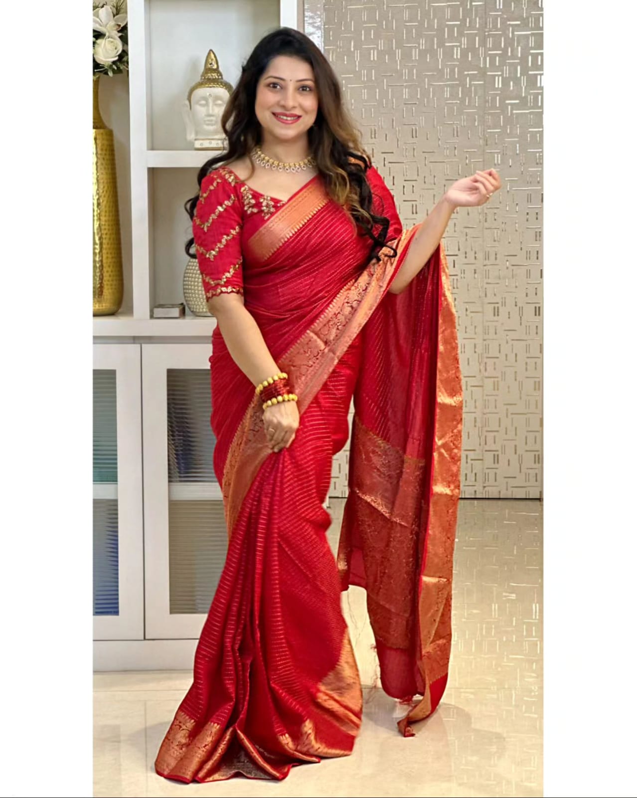 Premium Dupion Silk Saree