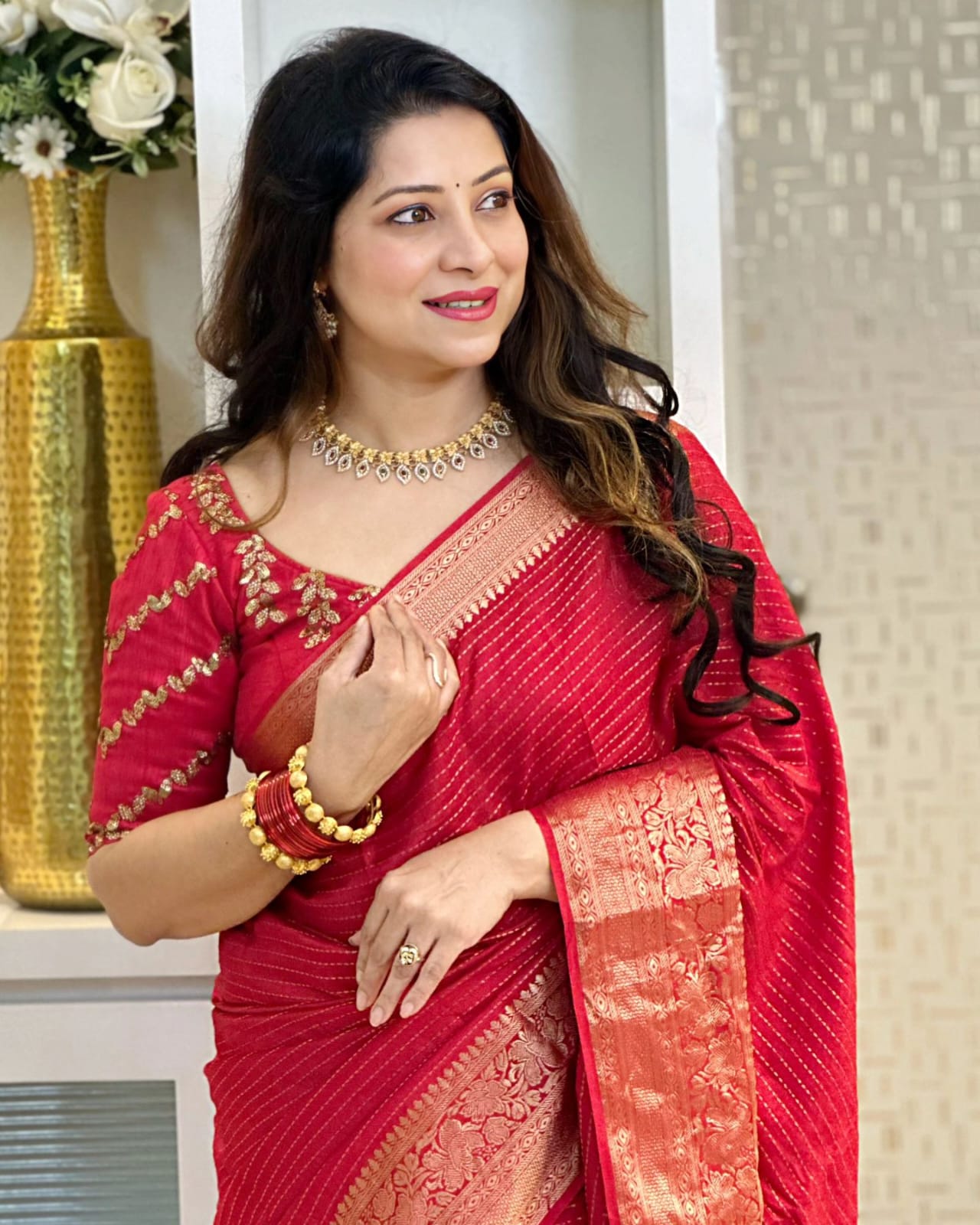 Premium Dupion Silk Saree