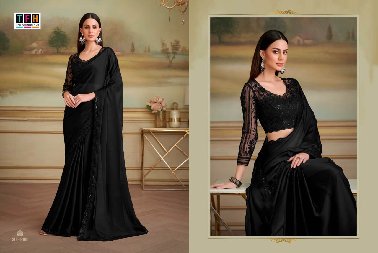Black Fancy Saree