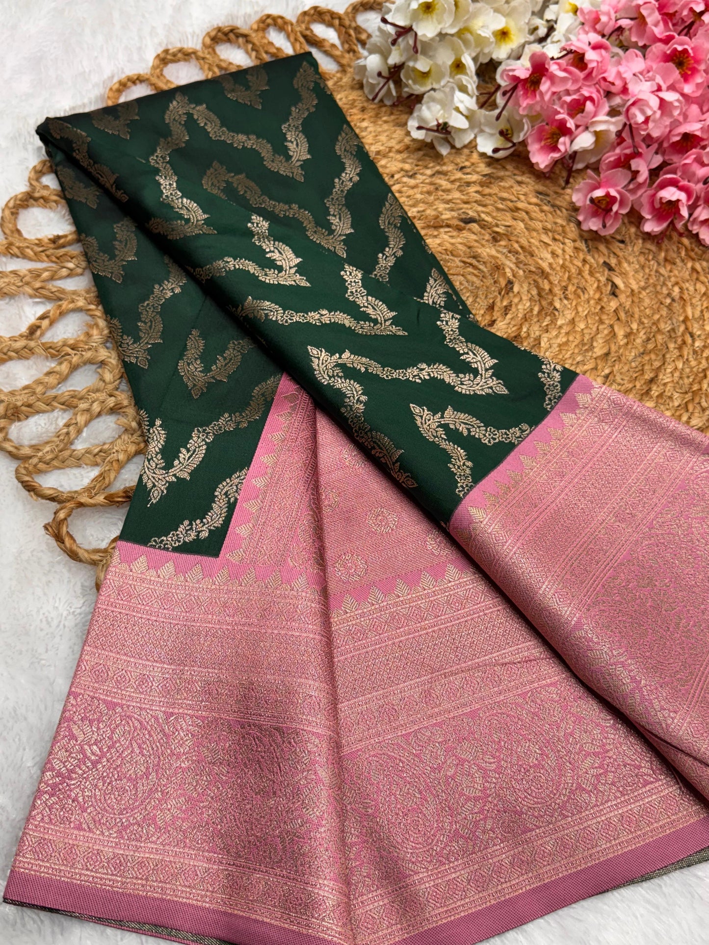 Necklace Pattu Contrast