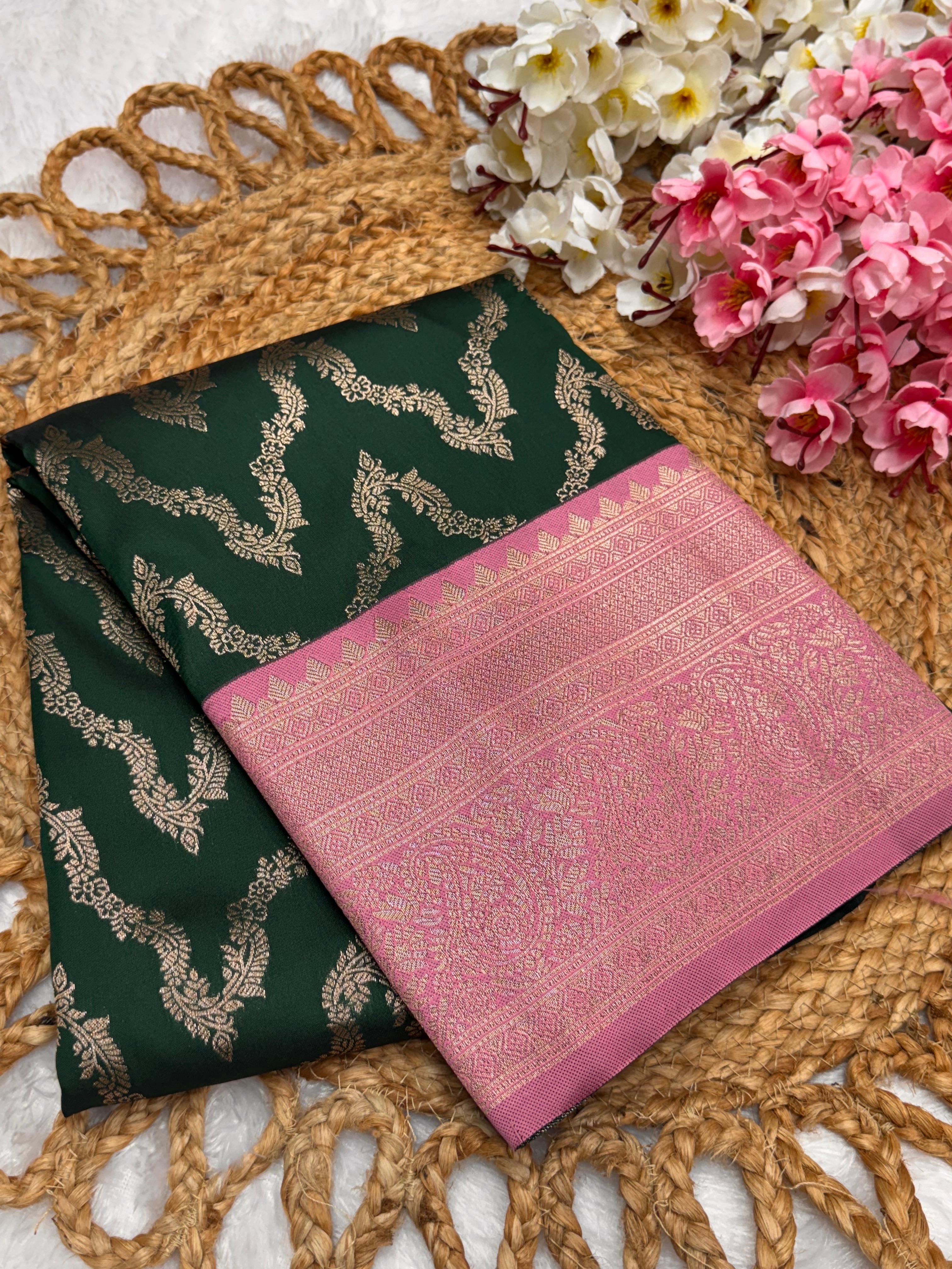 Necklace Pattu Contrast