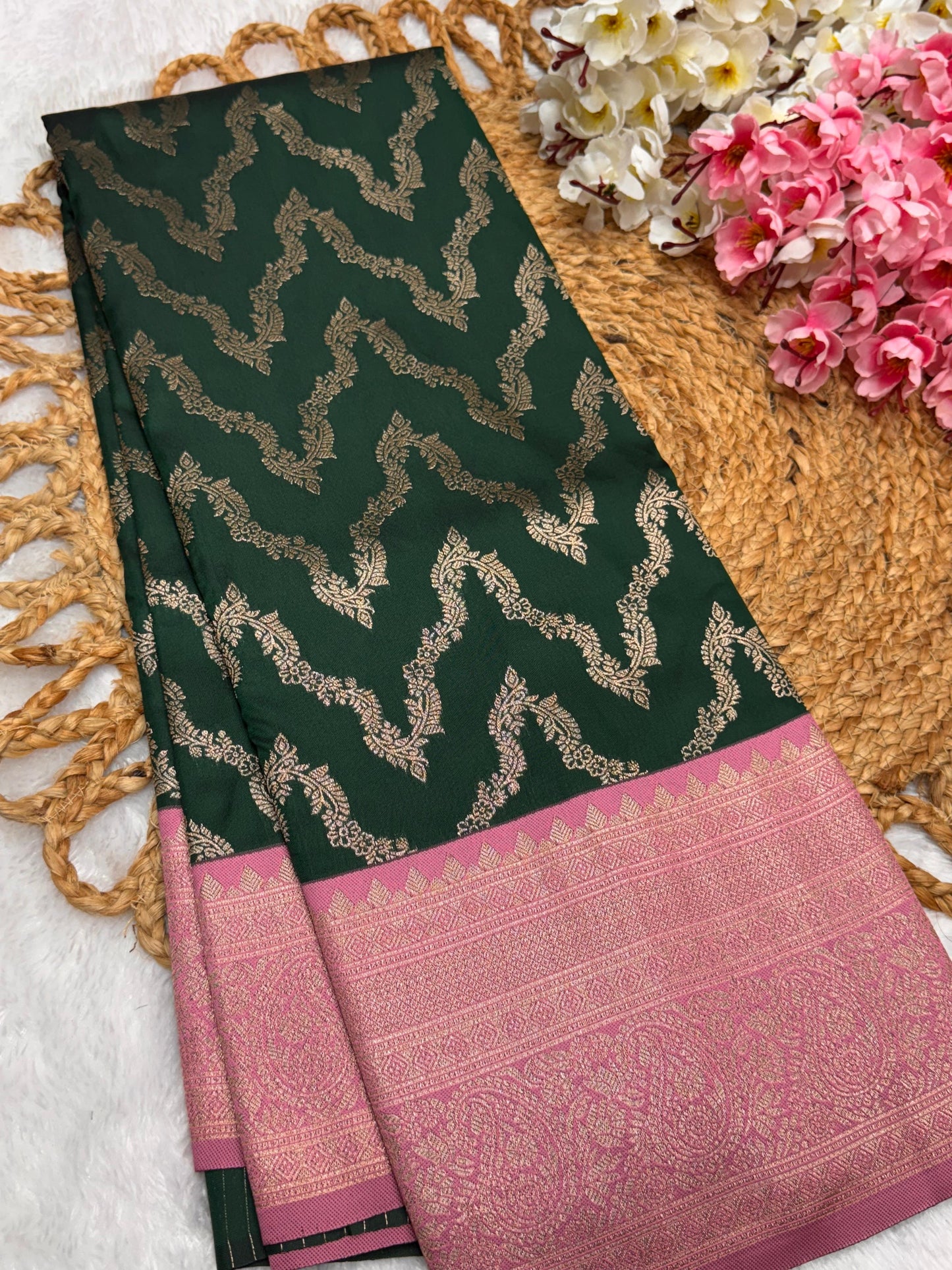 Necklace Pattu Contrast