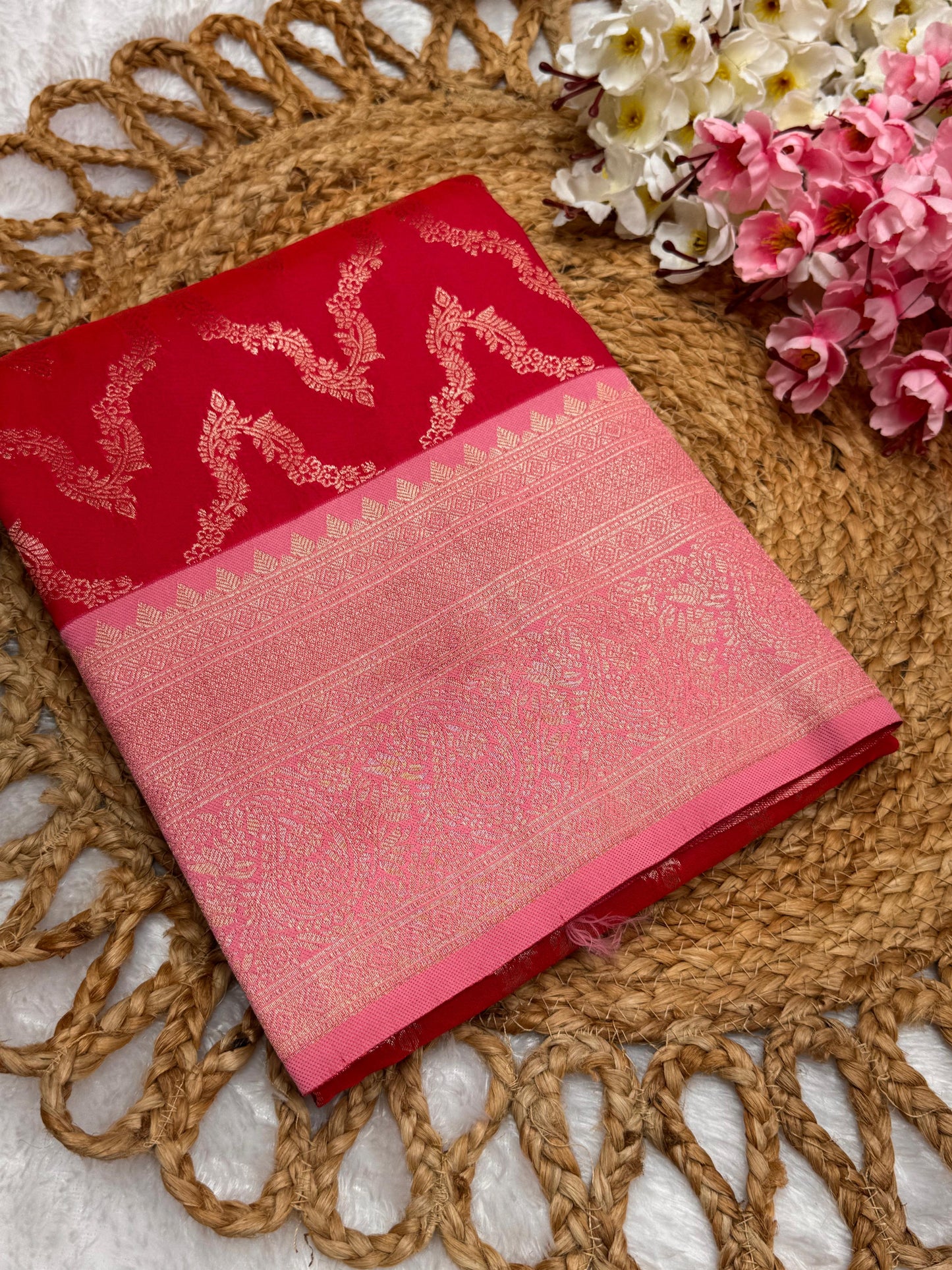 Necklace Pattu Contrast