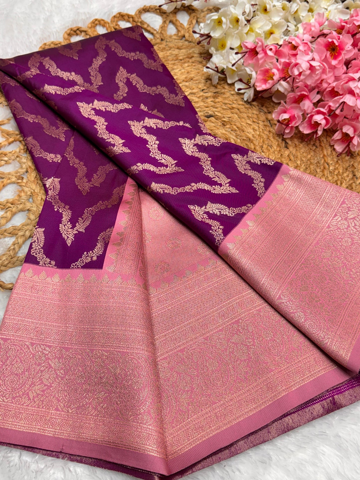 Necklace Pattu Contrast