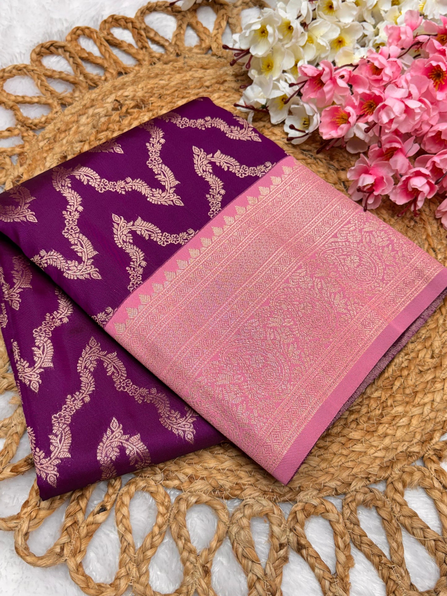 Necklace Pattu Contrast