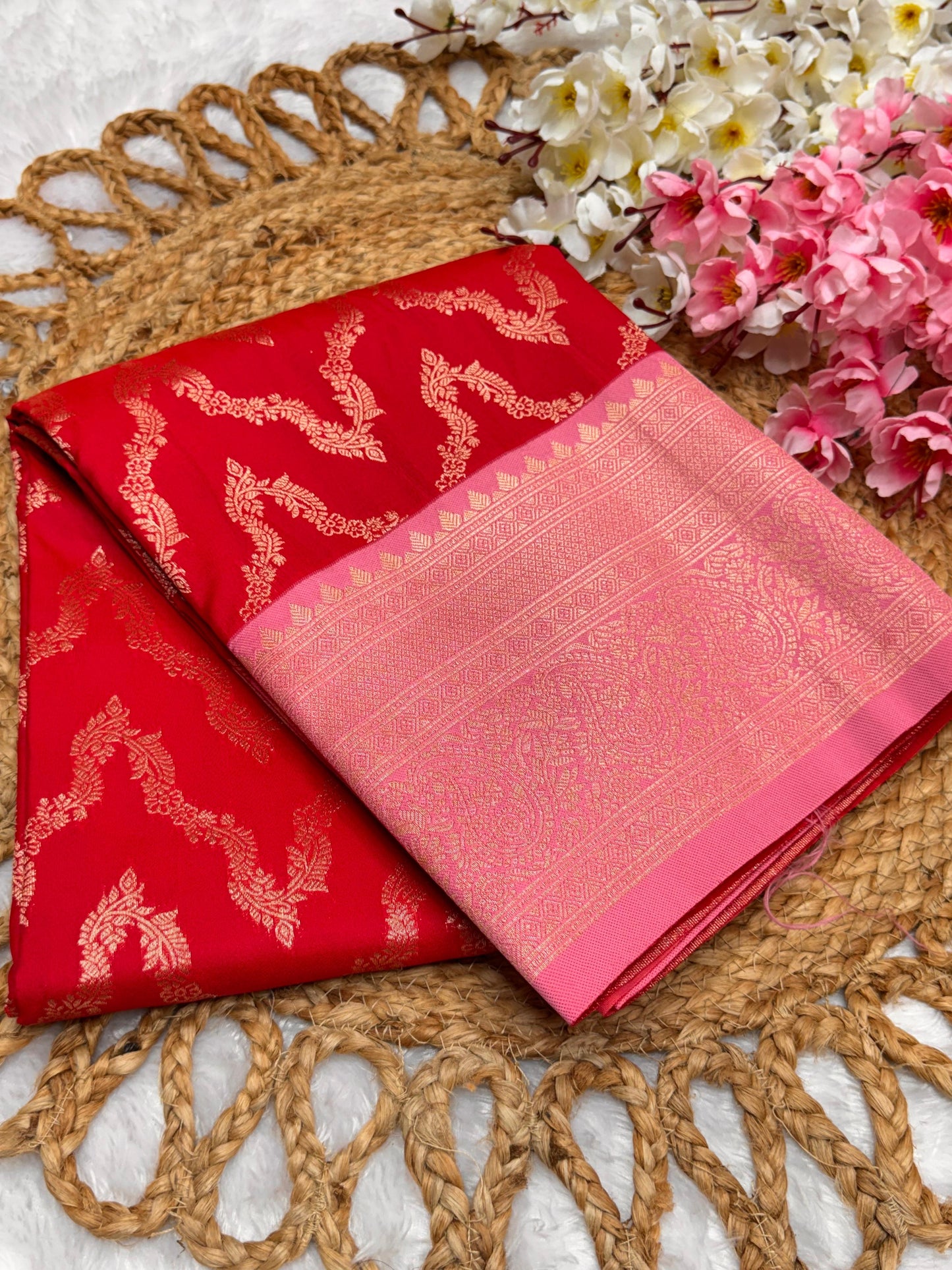 Necklace Pattu Contrast