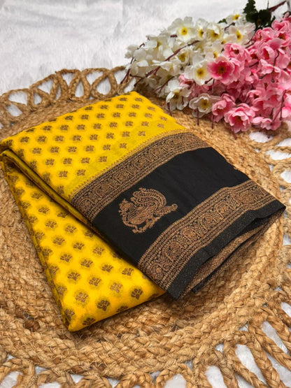 Georgette Coco Bentex  Contrast