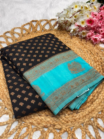 Georgette Coco Bentex  Contrast