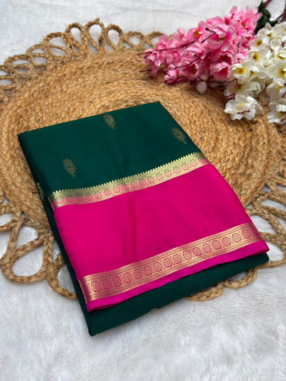 Rf Bentex Peacock Butta Cout Semi Crape