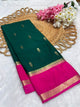 Rf Bentex Peacock Butta Cout Semi Crape