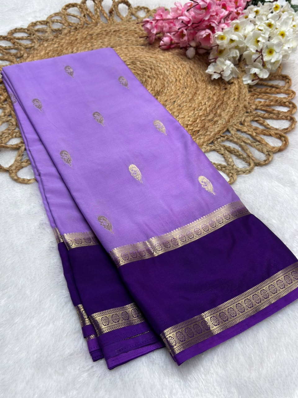 Rf Bentex Peacock Butta Cout Semi Crape