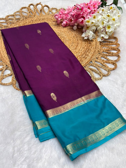 Rf Bentex Peacock Butta Cout Semi Crape
