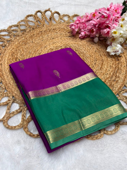Rf Bentex Peacock Butta Cout Semi Crape
