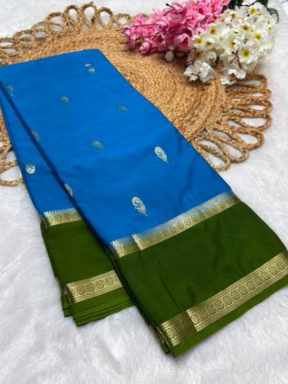 Rf Bentex Peacock Butta Cout Semi Crape