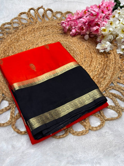 Rf Bentex Peacock Butta Cout Semi Crape