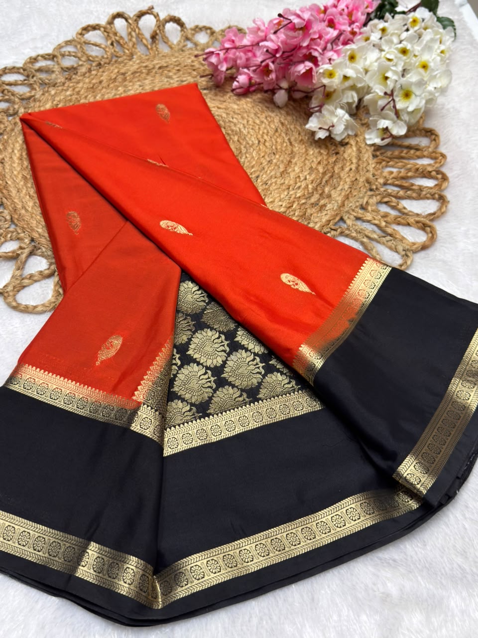 Rf Bentex Peacock Butta Cout Semi Crape