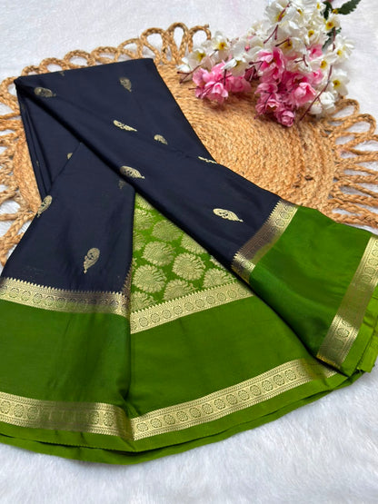 Rf Bentex Peacock Butta Cout Semi Crape