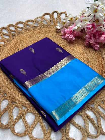 Rf Bentex Peacock Butta Cout Semi Crape