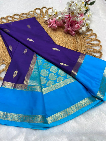 Rf Bentex Peacock Butta Cout Semi Crape
