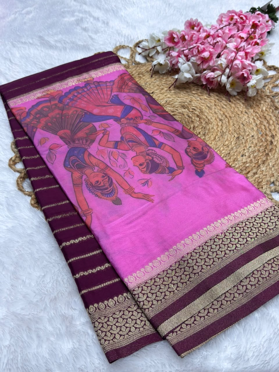 Premium Kalamkari Crepe