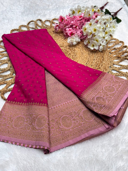 Khaddi Georgette Coco Zari