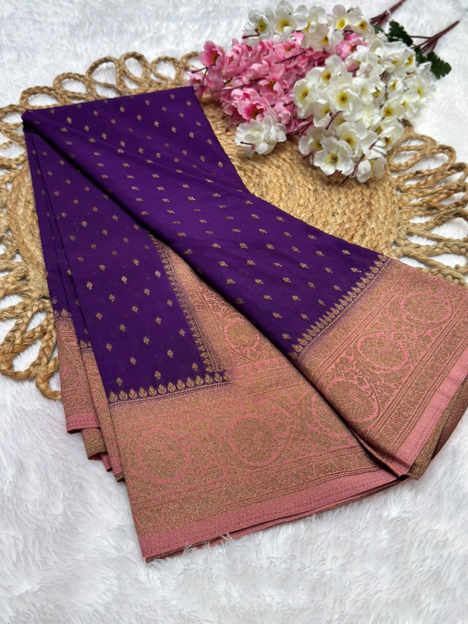 Khaddi Georgette Coco Zari