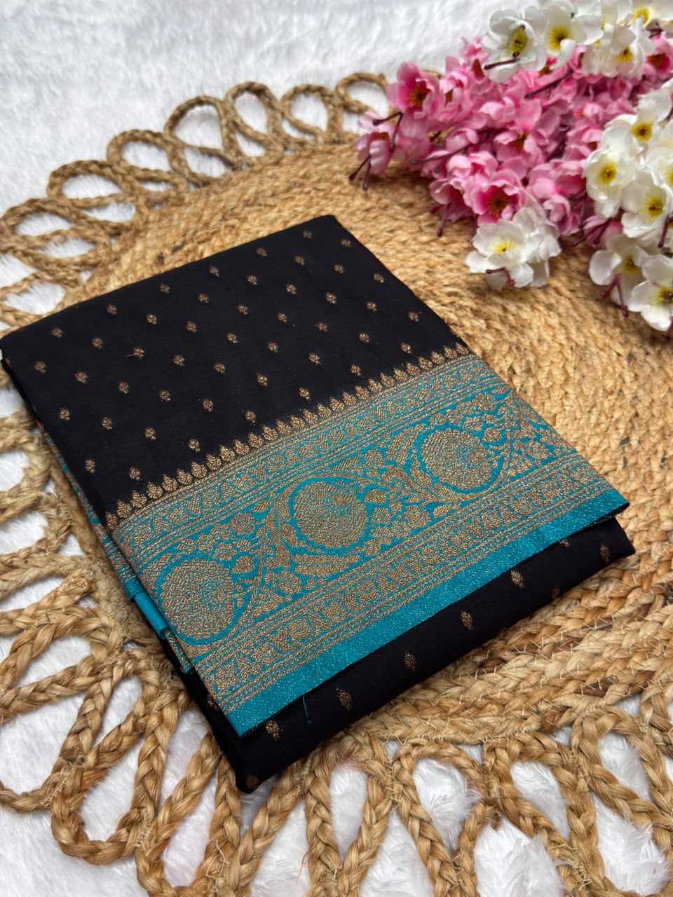 Khaddi Georgette Coco Zari