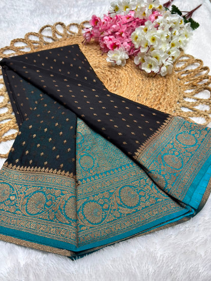 Khaddi Georgette Coco Zari