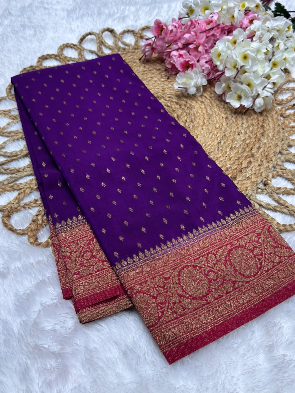 Khaddi Georgette Coco Zari